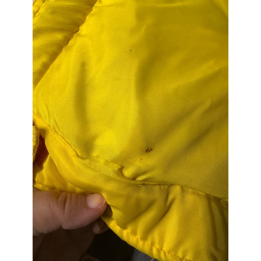 Almarin Canada PFD Flotation Jacket Yellow Nautical Safety Coat Whistle L Vntg - Picture 8 of 15